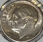 New Listing+1960 P Roosevelt Dime 90% Silver **Free Shipping**