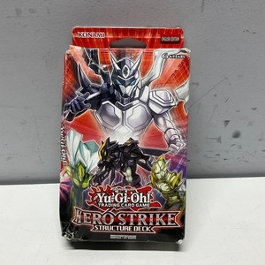 yu gi oh tcg hero strike structure deck Yu-Gi-Oh!: Starter Link Board Game by Konami Digital Entertainment Unleash the potential of fusion strategies and master the art of dueling with this dynamic deck that pays homage to the iconic Yu Yu-Gi-Oh! Trading Card Game Hero