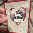 Vintage 2005 Disturbed Embroidered Patch Red/Black Heart Design Rock & Pop — photo 4