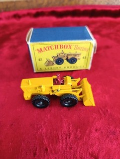 Matchbox Lesney Aveling Barford Tractor Shovel Nr 43 Original Box