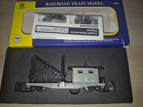 H0 US-Kranwagen Flat Car Protector 1908 Hanfly 98300 Neu Piko Roco Märklin DC AC | Condition: Neu