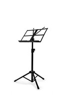 Nomad stands Black retractable music stand with adjustable tripod music stand