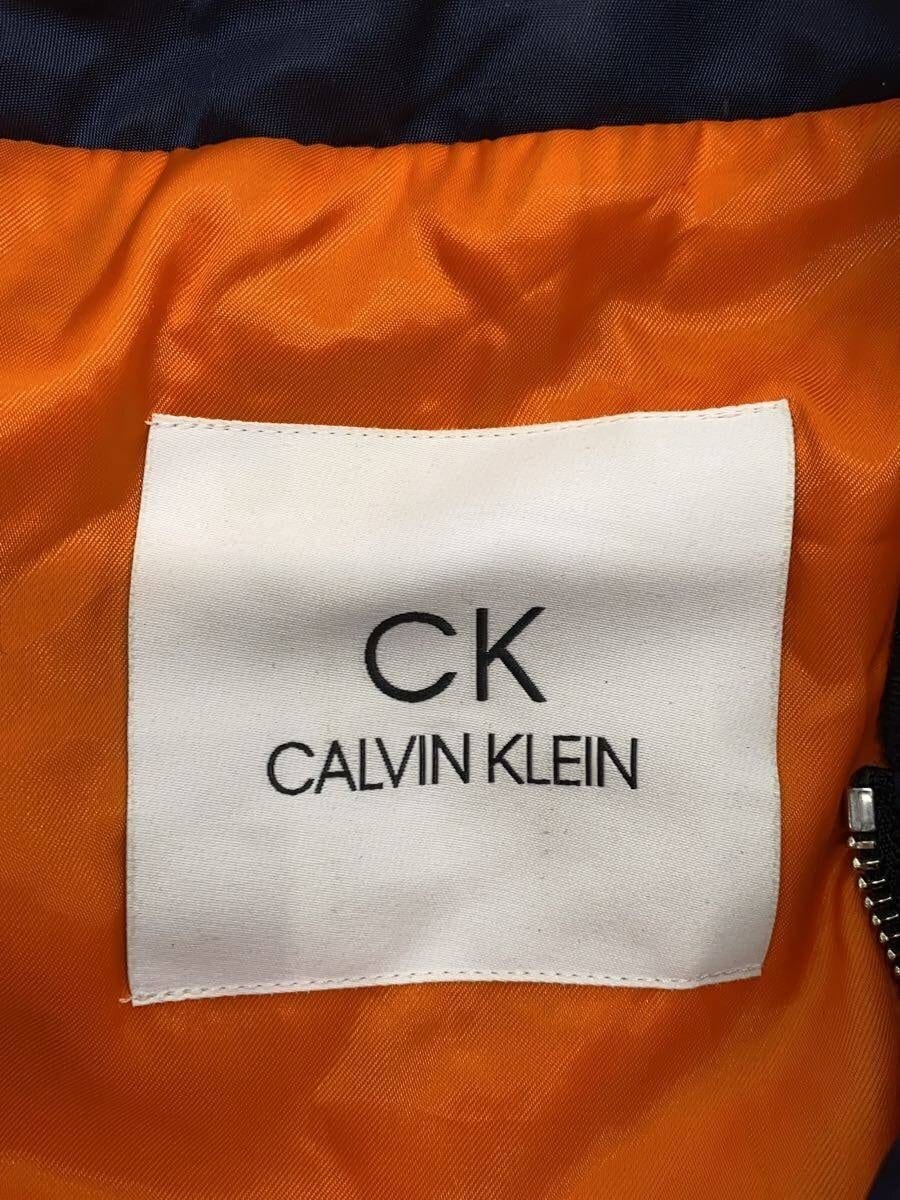 Calvin Klein Flight Jacket Nylon NVY Solid Color thumbnail 3