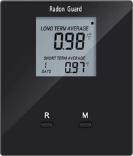 Home Radon Detector, Portable Radon Tester, Long and Short Term Monitor