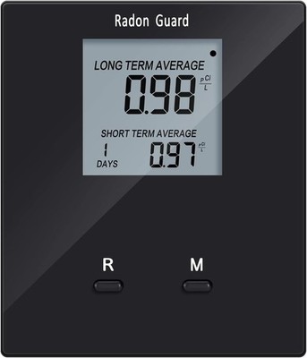 Home Radon Detector, Portable Radon Tester, Long and Short Term Monitor