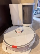 Roborock S7 Plus Robot Vacuum W/ Auto Empty Dock  Cyclone Dustbin White