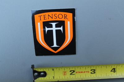 Tensor Skateboard Trucks Cross Orange Black OG Z8A Vintage Skateboarding STICKER