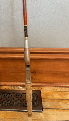 Vintage Heddon Pal Sturdy Muskie Special 5foot cork handle pole | eBay