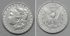 X7357  1886-O Morgan Dollar, AU details cleaned