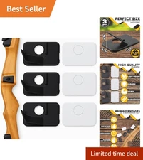 6 Pack Right-Hand Arrow Rest Set for Recurve & Compound Bows - Easy Install
