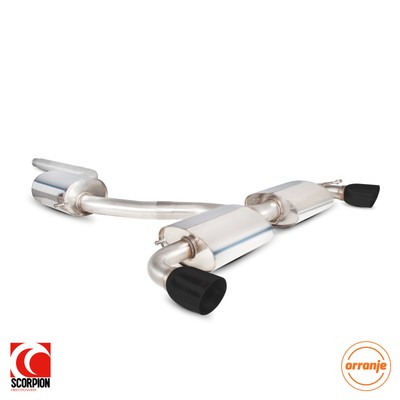 Scorpion Exhausts Volkswagen Scirocco R Resonated cat-back system 2009-2017