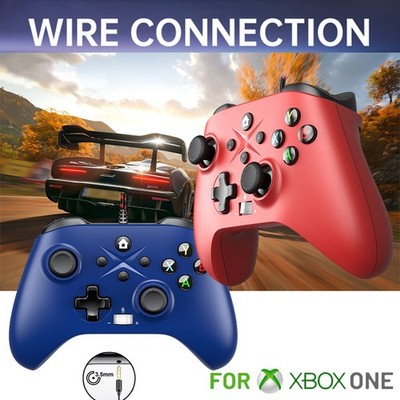 Für Microsoft Xbox One Series X/S Wired Controller Gamepad Rot blau Controller