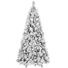 7 Ft. Pre-Lit Christmas Tree with 450 Warm White LED Lights, 1060 Tips, Sturdy M