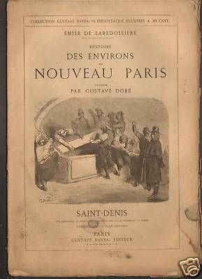 SAINT-DENIS 93 / GESCHICHTE & GEOKARTE von Gustave Doré / Booklet um 1860