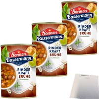 Sonnen Bassermann Rinder-KraftbrüHe 3Er Pack 3X400Ml Dose Usy Block