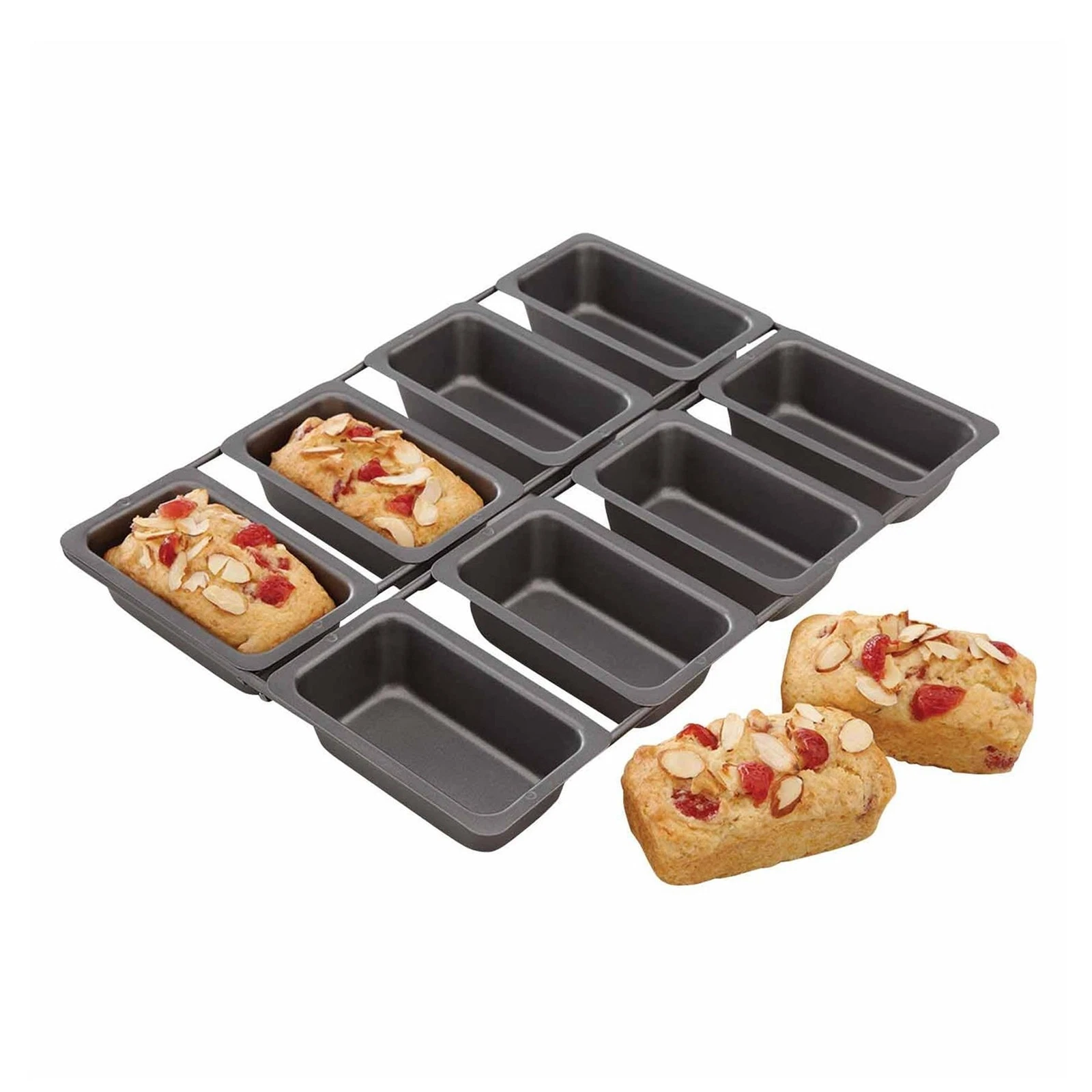 Chicago Metallic Non-Stick Mini Loaf Pan - 8 Hole
