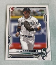 Julio Rodriguez 2021 Bowman Draft Prospect #BD-145 Seattle Mariners