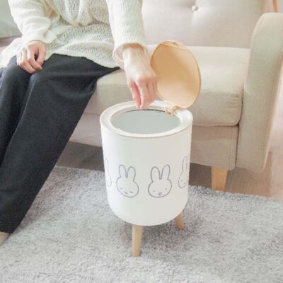 Miffy Dual-Purpose Trash Can with Accessory Case, Storage Box One