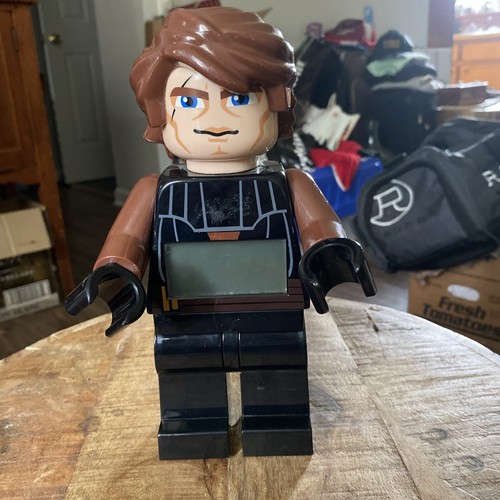 2010 LEGO Star Wars Anakin Skywalker Digital Clock 9" Batteries Not