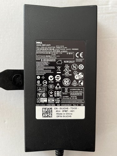 Original Dell Laptop Ladegerät Netzteil 130Watt-AC Adapter, Ladegerät
