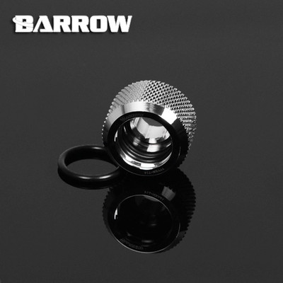 Barrow ''Choice'' Hartrohr Klemmverschraubung für 14 mm Schläuche - Silber - 252