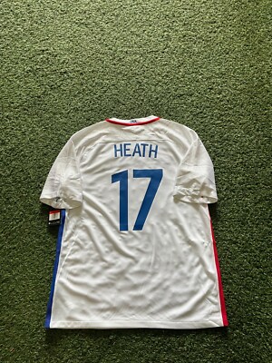 Nike USA Olympics Men's Home Jersey 2016 Legend Heath #17 - White