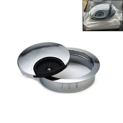  50 mm 60 mm 80 mm PC Computer Schreibtisch Kunststofftülle Tisch Kabel Aufgeräumter Draht Loch Abdeckung