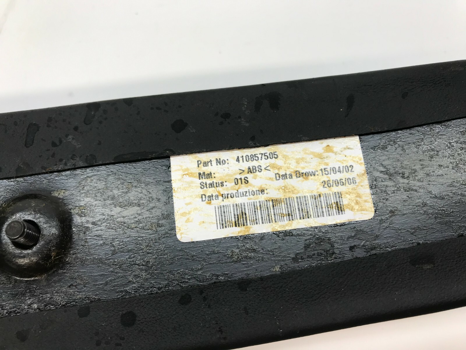LAMBORGHINI MURCIELAGO DRIVER LEFT LH DOOR PANEL ARM REST PANEL OEM 410857505