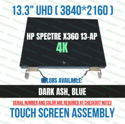 L37651-001 HP Spectre X360 13AP 13-AP0013DX LCD Screen Display Full Assembly
