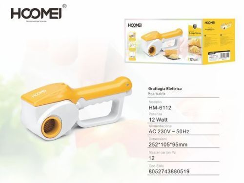 Grattugia elettrica ricaricabile GRATTA FORMAGGIO ELETTRICA HOOMEI CON DUE RULLI