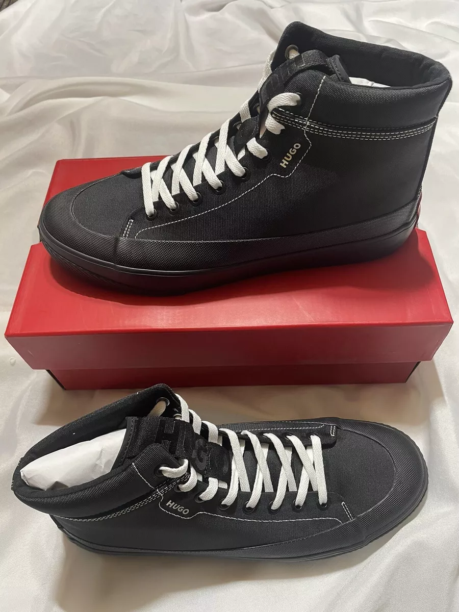 Hugo boss hi top trainers cheap