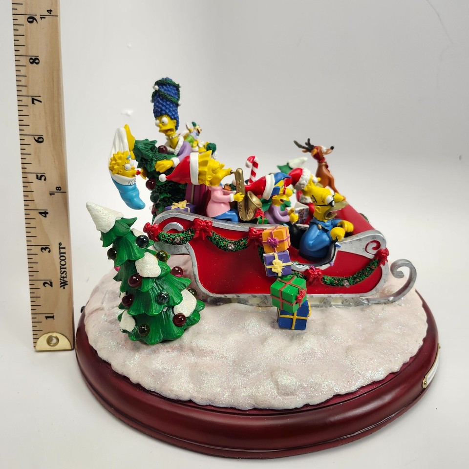 2007 Bradford Editions The Simpsons Dashing Through the Snow 10