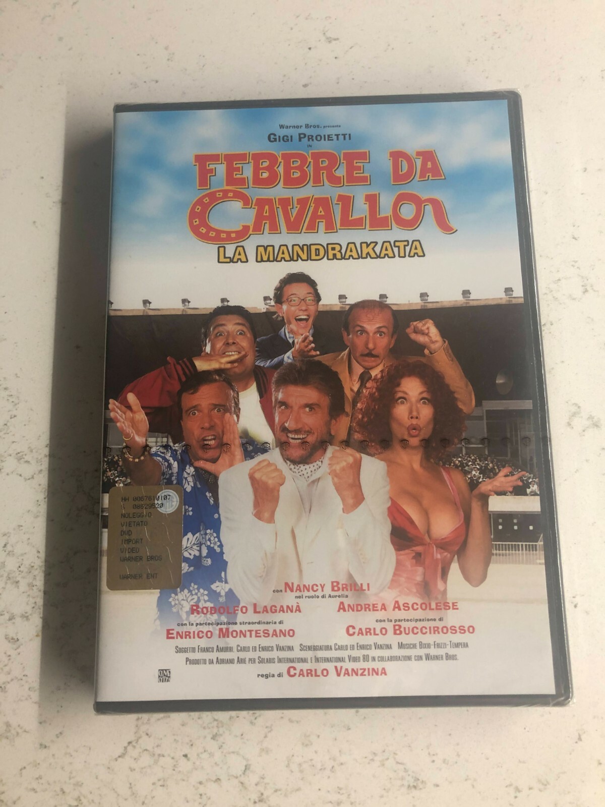 FEBBRE DA CAVALLO LA MANDRAKATA DVD PRIMA EDIZIONE WARNER SIGILLATO RARISSIMO