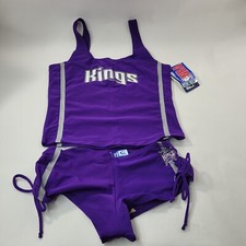 NBA 4 Her Sacramento Kings G-III Sports 2 Piece Swimwear Youth Girls Size L