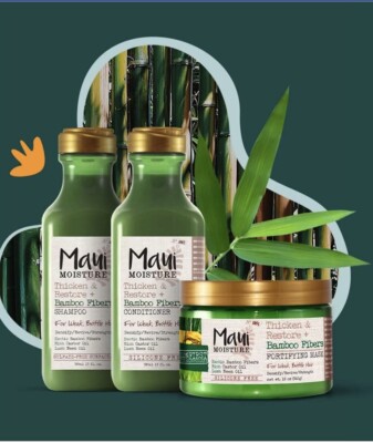 MAUI FEUCHTIGKEIT BAMBUSFASERN. SHAMPOO. CONDITIONER. MASKEN KONVOLUT
