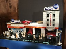 Marx Sears Allstate Happi Time Service station with elevator Tin Toy vintage