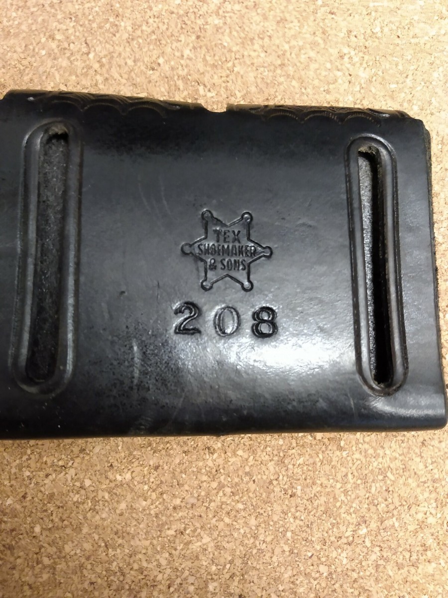 TEX SHOEMAKER ショットシェルポウチ Vintage Tex Shoemaker Holster & Double Ammo Pouch