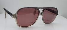 Vintage Eye Deals Tyson Gray Translucent Pilot Sunglasses Hong Kong FRAMES ONLY