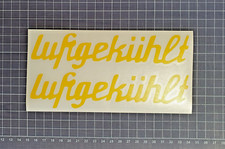 2 Aufkleber " DEUTZ Luftgekühlt " Oldtimer Traktor Farbwahl D001