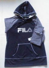 NEW w/tags - FILA women's Varsity Pullover Hooded Sweater- Grey - Size S