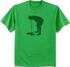 Funny St Patrick's Day T-shirt - shamrock drunk men's green tee bar crawl beer