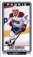 2021-22 O-Pee-Chee OPC Premier Tallboys #P37 Cole Caufield - NM-MT