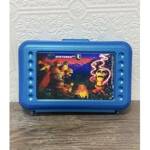 RARE LIMITED EDITION 1998 Banjo-Kazooie 64 NINTENDO PENCIL CASE 3D HOLOGRAM Blue - Image 2 of 4