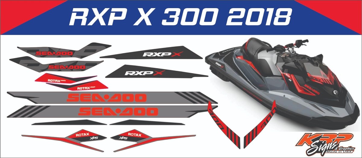 SEADOO RXP X 300 2018 Graphics / Decal / Sticker Kit CUSTOM | eBay