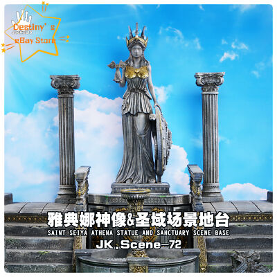 JacksDo Studio Saint Seiya Athena Resin Statue Figure Model Scene Base Toy Gift