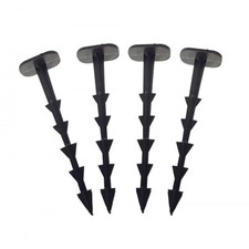 1-1000 6" Ground Cover Fixing Anchor Pegs Garden Weed Membrane Landscape Fleece
