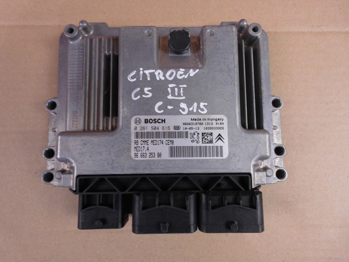Peugeot Citroen 1.6 THP unit control module engine ECU 9666325380