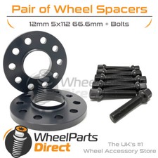 Distanzscheiben & Schrauben 12mm f&uuml;r Merc R-Klasse R63 AMG [W251] 06-12 auf Originalfelgen