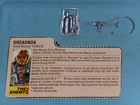 GI G.I. Joe gijoe dreadnok TORCH WEAPONS PARTS + FILE CARD LOT