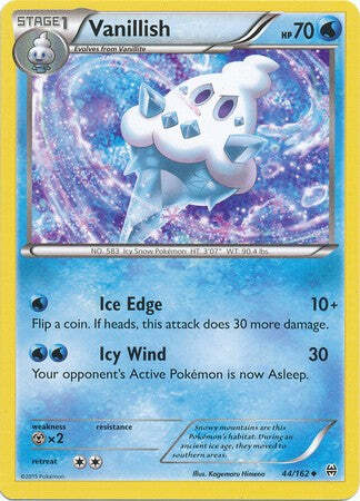 Vanillish 44/162 Uncommon - Pokemon XY Break Through Card